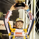 Husqvarna JM Racing Team op het podium in Qatar