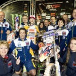 Husqvarna JM Racing Team op het podium in Qatar